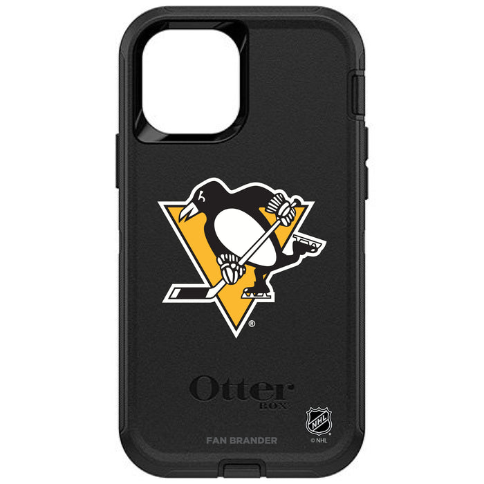 OtterBox Black Phone case with Pittsburgh Penguins Primary Logo