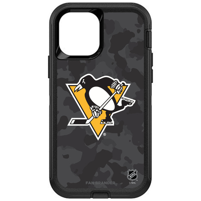OtterBox Black Phone case with Pittsburgh Penguins Urban Camo design