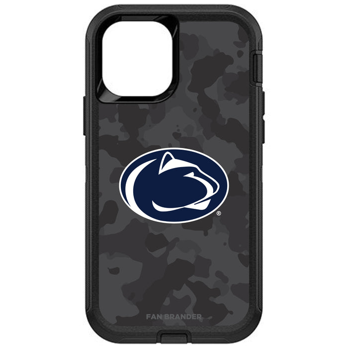 OtterBox Black Phone case with Penn State Nittany Lions Urban Camo Background