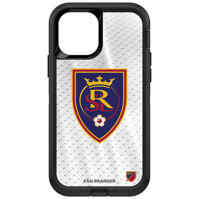 OtterBox Black Phone case with Real Salt Lake Primary Logo on Jersey Design