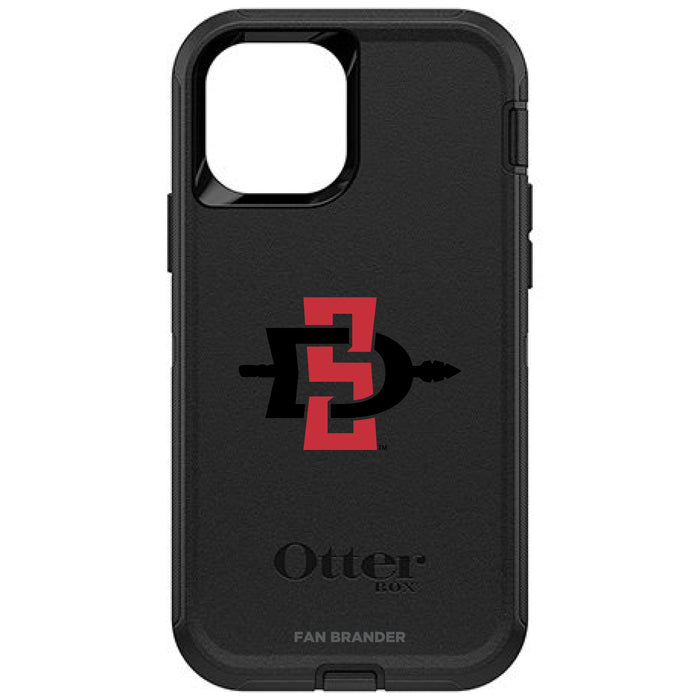 OtterBox Black Phone case with San Diego State Aztecs Primary Logo