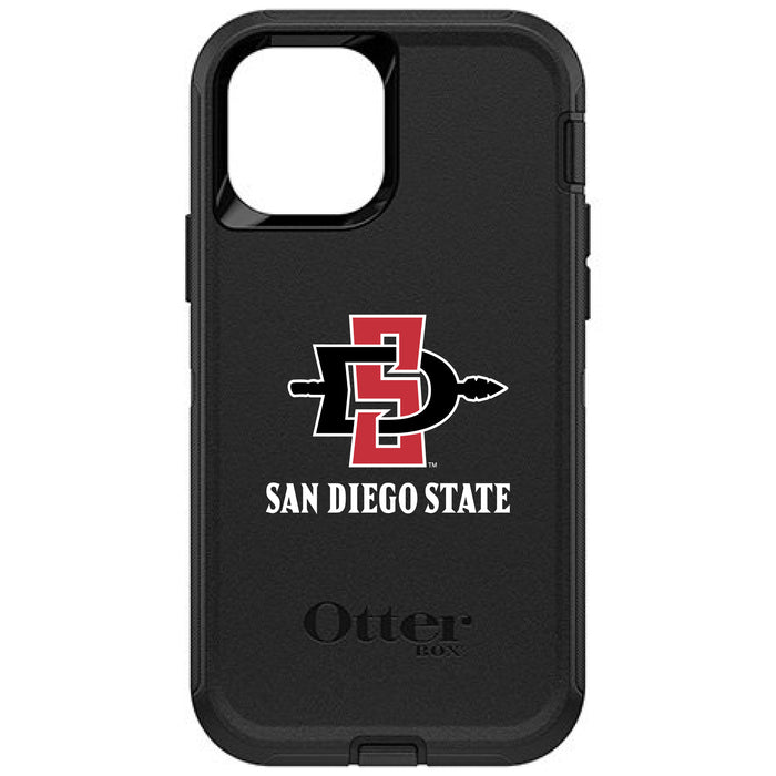 OtterBox Black Phone case with San Diego State Aztecs Secondary Logo