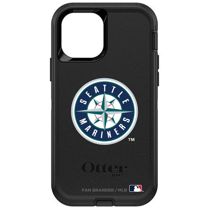 OtterBox Black Phone case with Seattle Mariners Primary Logo