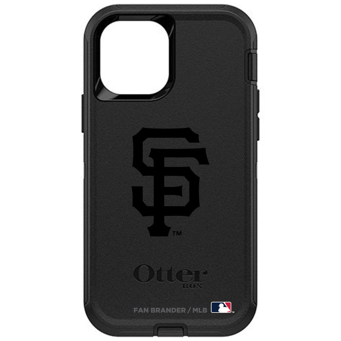 OtterBox Black Phone case with San Francisco Giants Primary Logo in Black