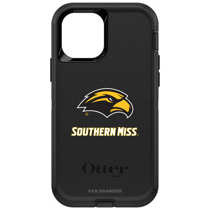 OtterBox Black Phone case with Southern Mississippi Golden Eagles Primary Logo