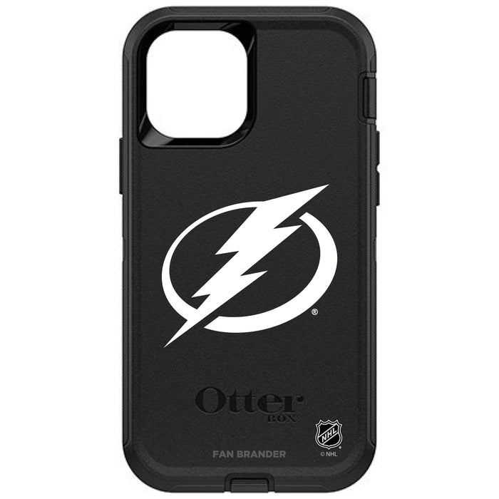 OtterBox Black Phone case with Tampa Bay Lightning Primary Logo