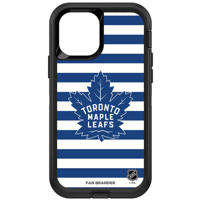 OtterBox Black Phone case with Toronto Maple Leafs Stripes