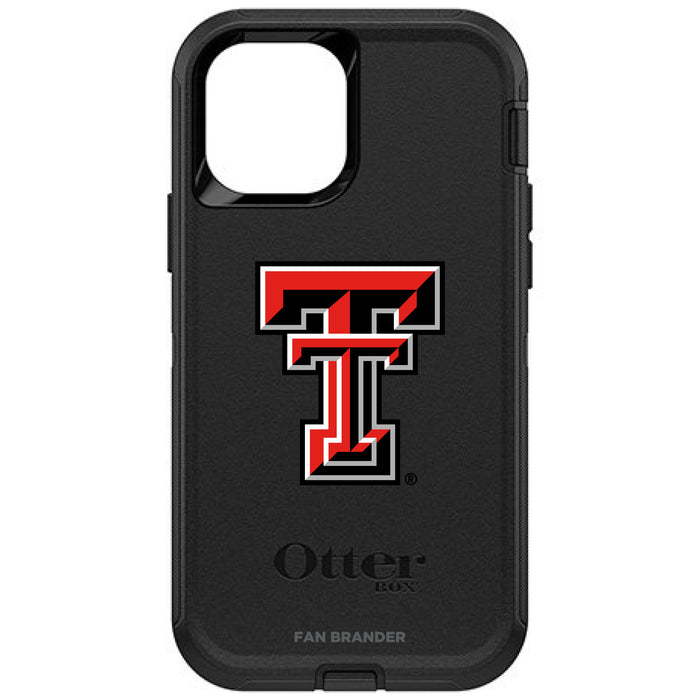 OtterBox Black Phone case with Texas Tech Red Raiders Primary Logo