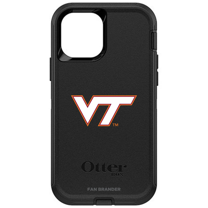 OtterBox Black Phone case with Virginia Tech Hokies Primary Logo