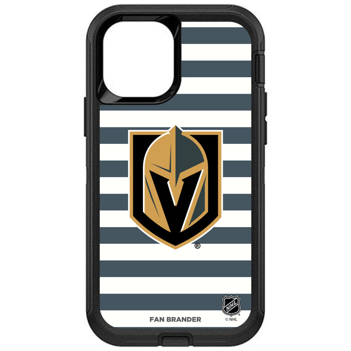 OtterBox Black Phone case with Vegas Golden Knights Stripes