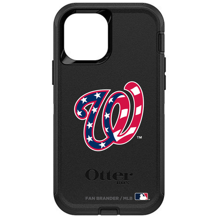 OtterBox Black Phone case with Washington Nationals Secondary Logo