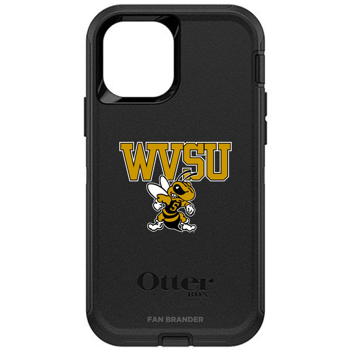 OtterBox Black Phone case with West Virginia State Univ Yellow Jackets Primary Logo