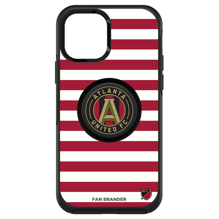 OtterBox Otter + Pop symmetry Phone case with Atlanta United FC Primary Logo with Stripes