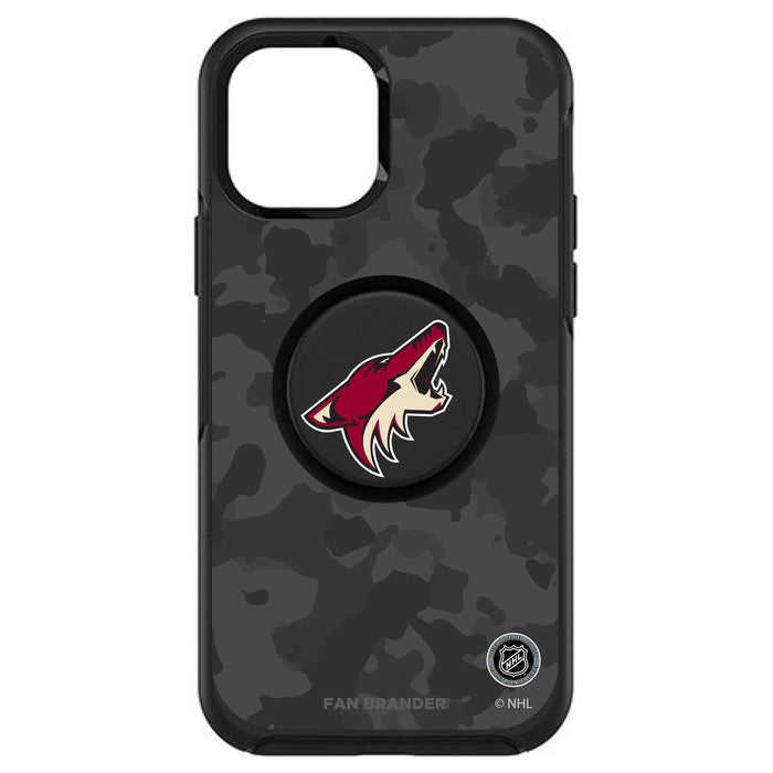 OtterBox Otter + Pop symmetry Phone case with Arizona Coyotes Urban Camo design