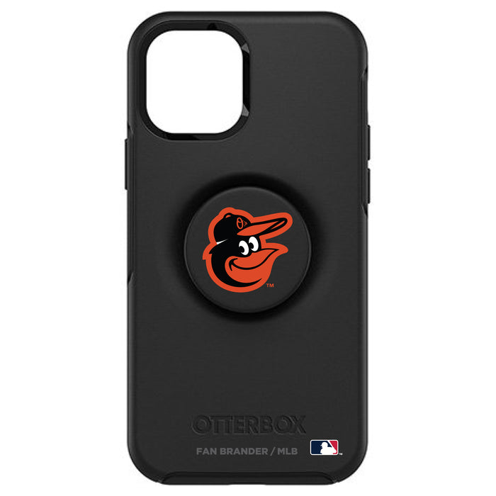 OtterBox Otter + Pop symmetry Phone case with Baltimore Orioles Primary Logo