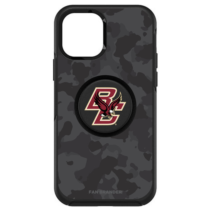 OtterBox Otter + Pop symmetry Phone case with Boston College Eagles Urban Camo background