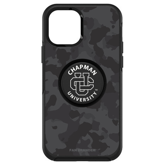 OtterBox Otter + Pop symmetry Phone case with Chapman Univ Panthers Urban Camo background