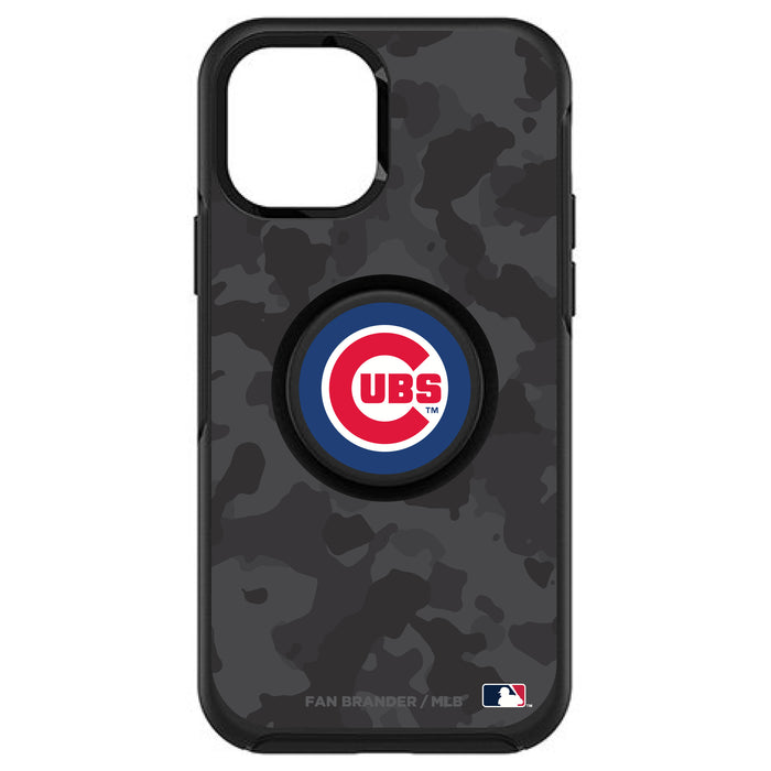 OtterBox Otter + Pop symmetry Phone case with Chicago Cubs Urban Camo background