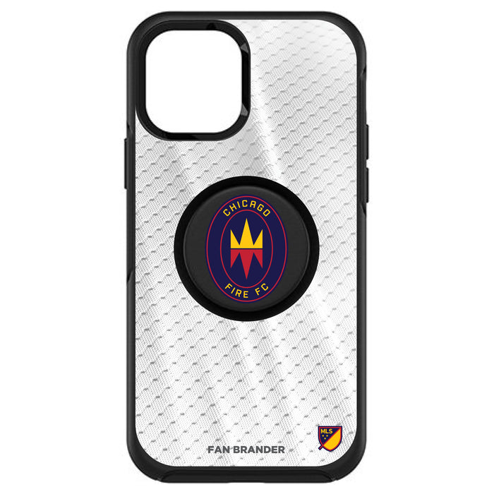 OtterBox Otter + Pop symmetry Phone case with Chicago Fire Primary Logo with Jersey design