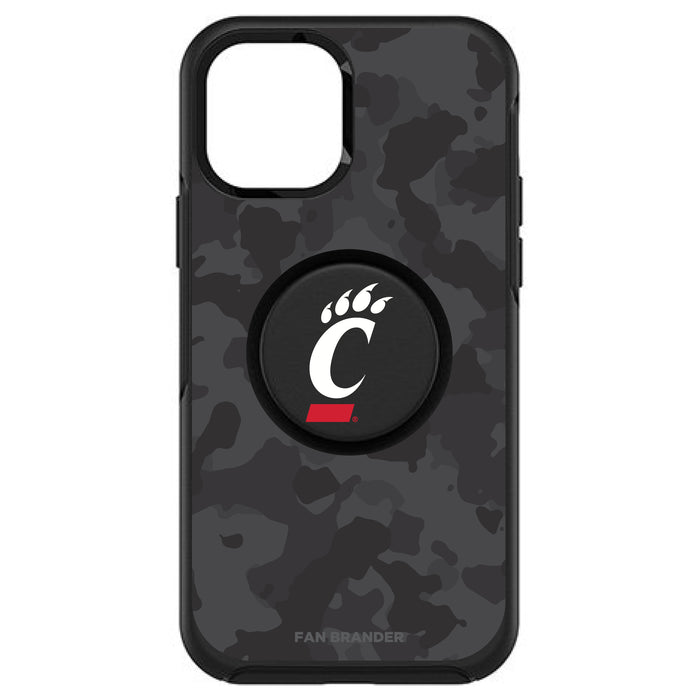 OtterBox Otter + Pop symmetry Phone case with Cincinnati Bearcats Urban Camo background