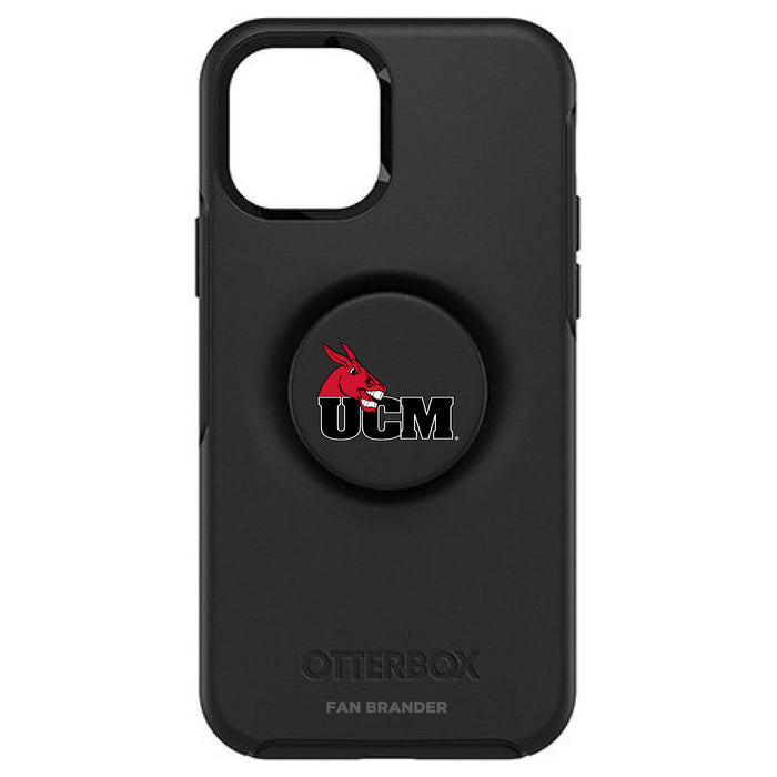 OtterBox Otter + Pop symmetry Phone case with Central Missouri Mules Primary Logo