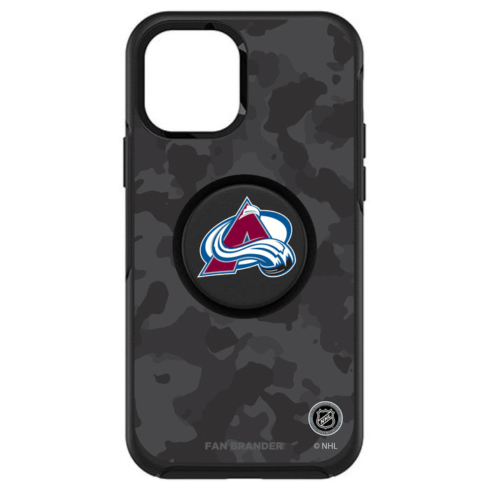 OtterBox Otter + Pop symmetry Phone case with Colorado Avalanche Urban Camo design