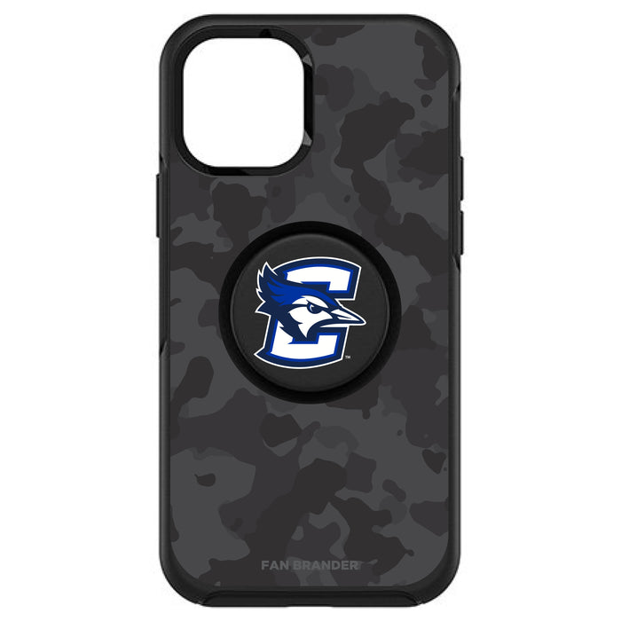 OtterBox Otter + Pop symmetry Phone case with Creighton University Bluejays Urban Camo background