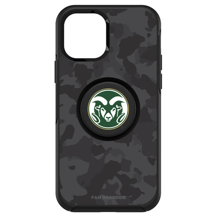 OtterBox Otter + Pop symmetry Phone case with Colorado State Rams Urban Camo background
