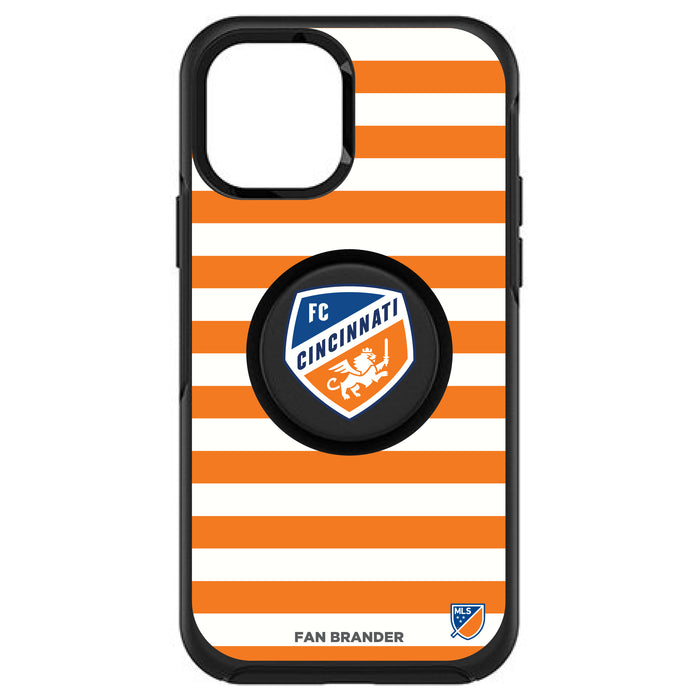 OtterBox Otter + Pop symmetry Phone case with FC Cincinnati Primary Logo with Stripes