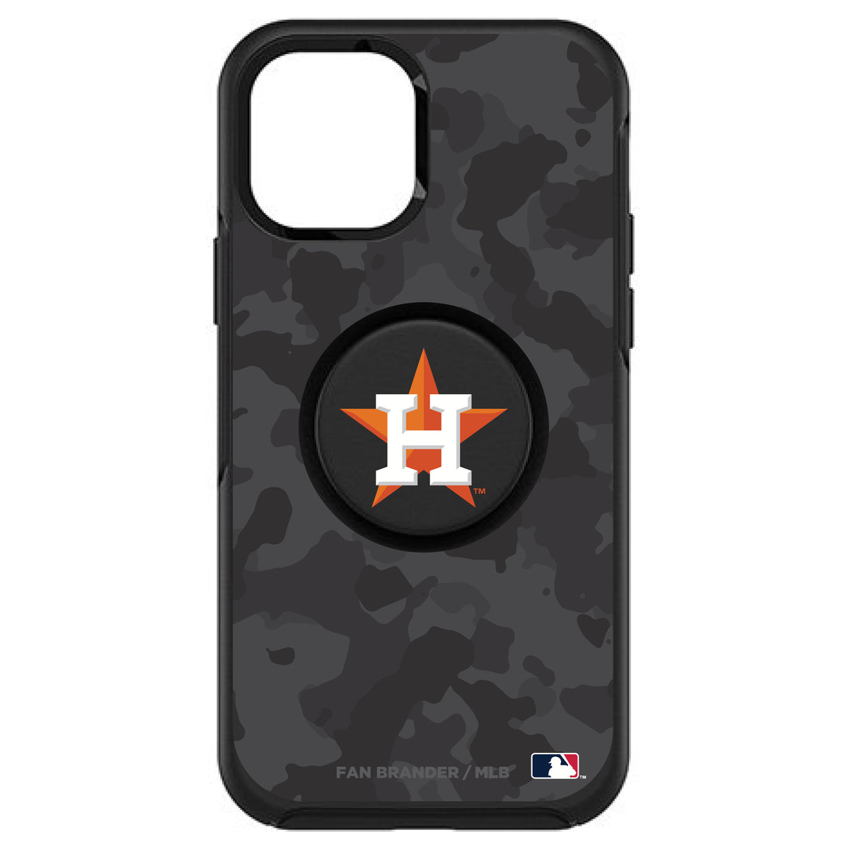 PopSockets Black Houston Astros Stripes Design PopGrip