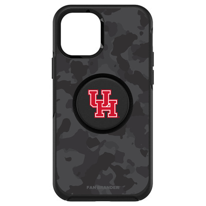 OtterBox Otter + Pop symmetry Phone case with Houston Cougars Urban Camo background