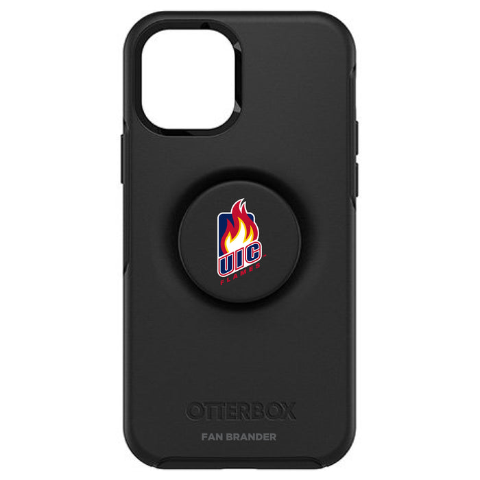 OtterBox Otter + Pop symmetry Phone case with Illinois @ Chicago Flames Primary Logo