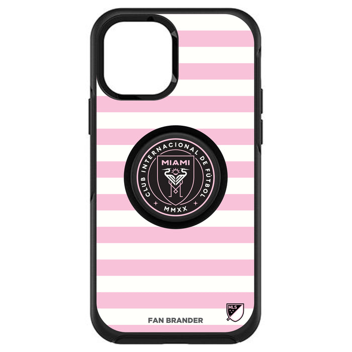 OtterBox Otter + Pop symmetry Phone case with Inter Miami CF Primary Logo with Stripes
