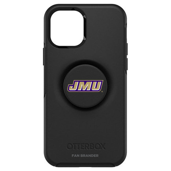 OtterBox Otter + Pop symmetry Phone case with James Madison Dukes Primary Logo