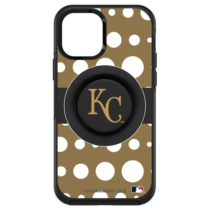 OtterBox Otter + Pop symmetry Phone case with Kansas City Royals Polka Dots design