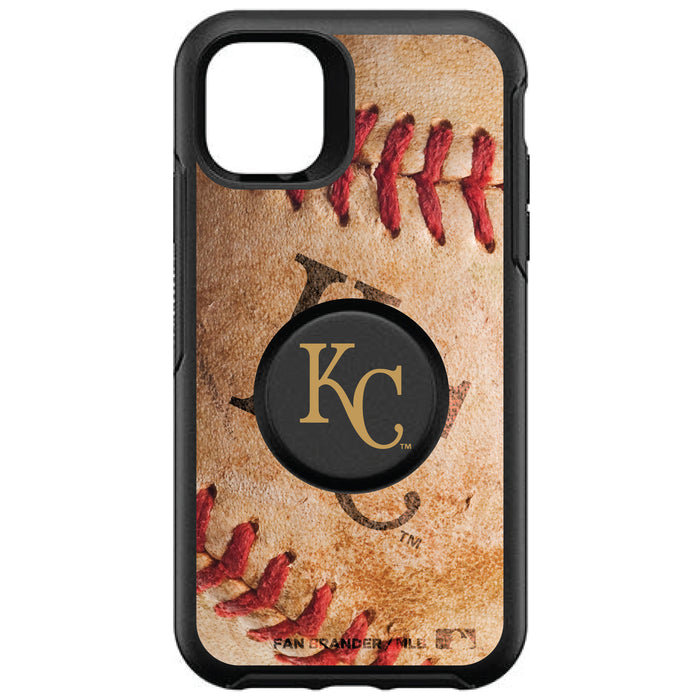 OtterBox Otter + Pop symmetry Phone case with Kansas City Royals Primary Logo with Baseball Design