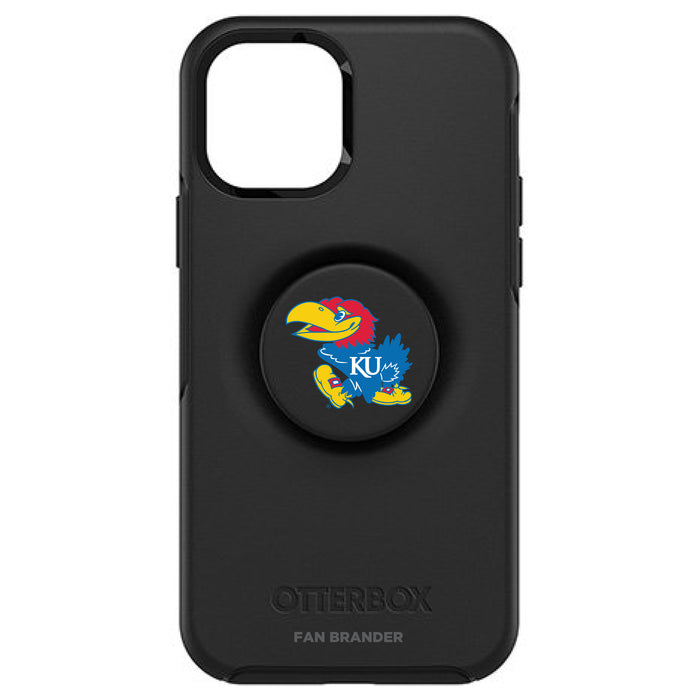 OtterBox Otter + Pop symmetry Phone case with Kansas Jayhawks Primary Logo
