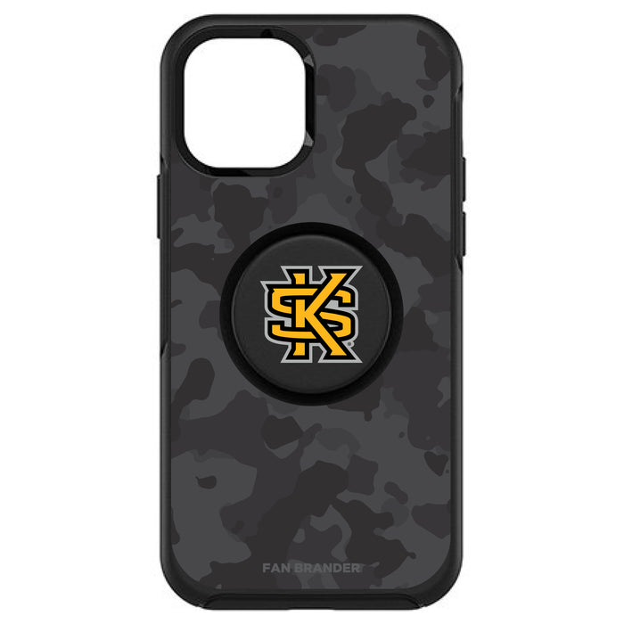 OtterBox Otter + Pop symmetry Phone case with Kennesaw State Owls Urban Camo background
