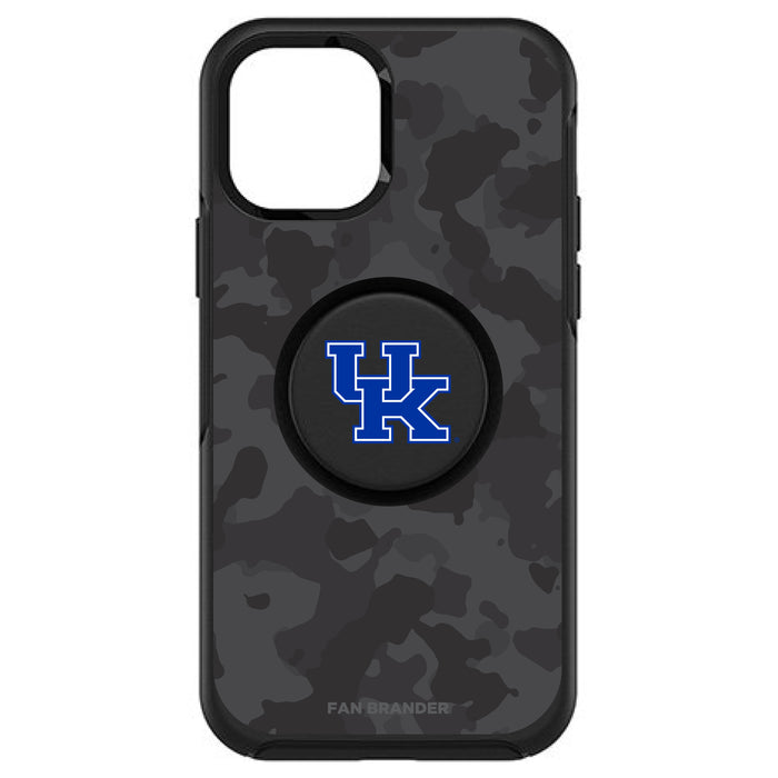 OtterBox Otter + Pop symmetry Phone case with Kentucky Wildcats Urban Camo background