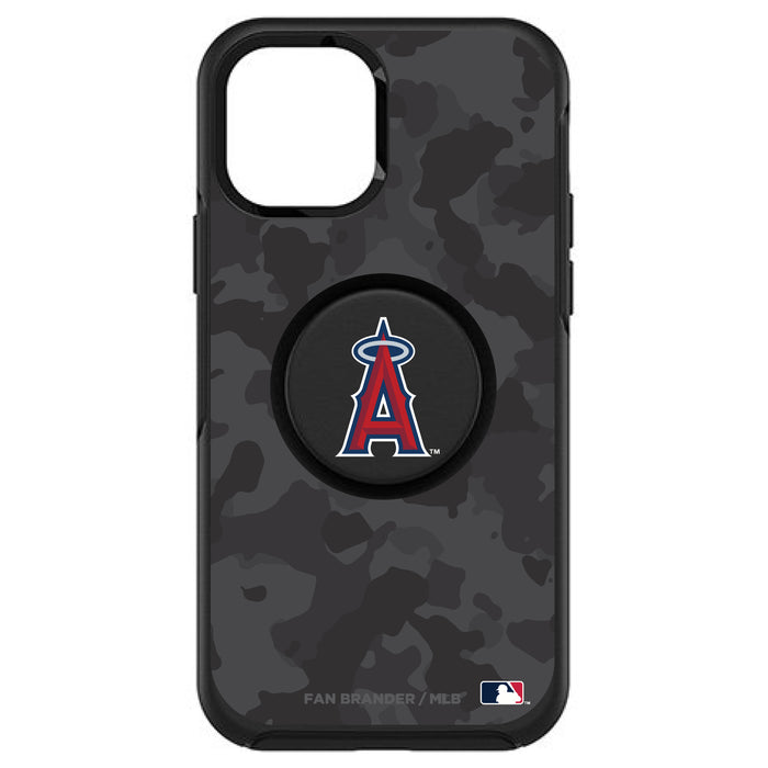 OtterBox Otter + Pop symmetry Phone case with Los Angeles Angels Urban Camo background
