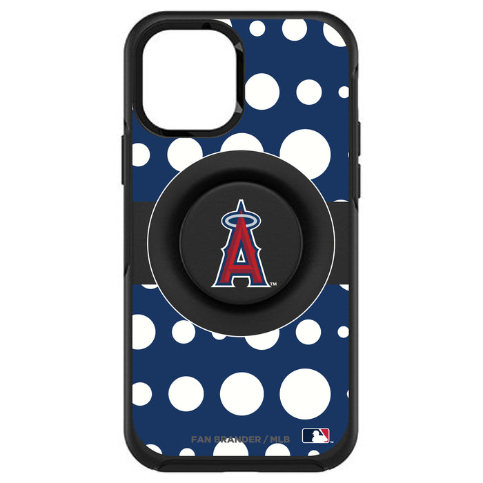 OtterBox Otter + Pop symmetry Phone case with Los Angeles Angels Polka Dots design