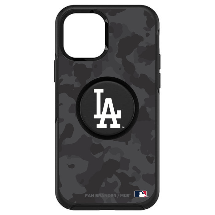 OtterBox Otter + Pop symmetry Phone case with Los Angeles Dodgers Urban Camo background
