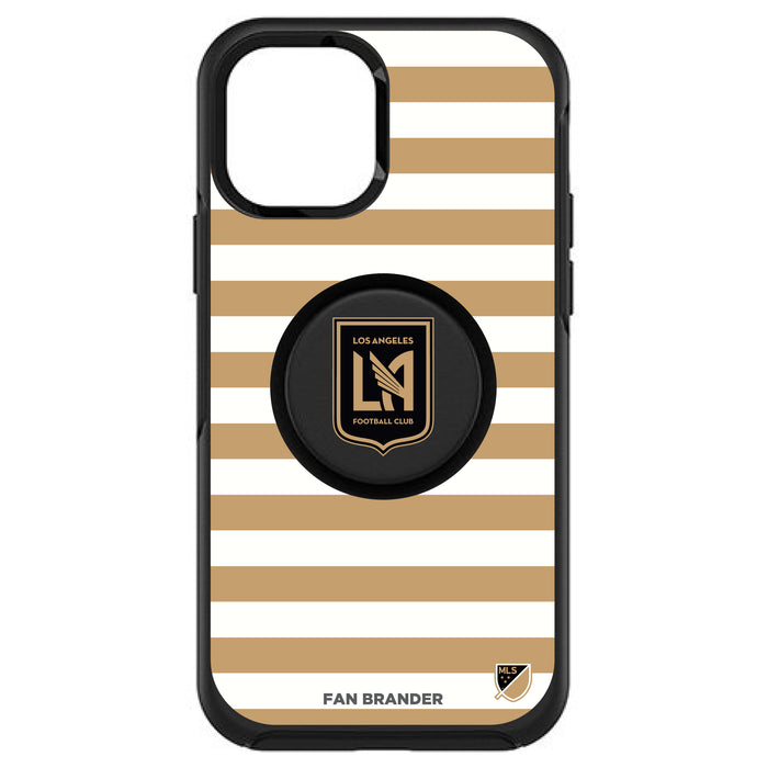 OtterBox Otter + Pop symmetry Phone case with LAFC Primary Logo with Stripes