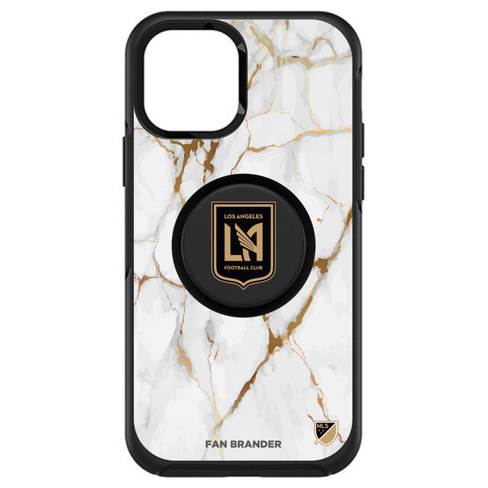OtterBox Otter + Pop symmetry Phone case with LAFC White Marble design