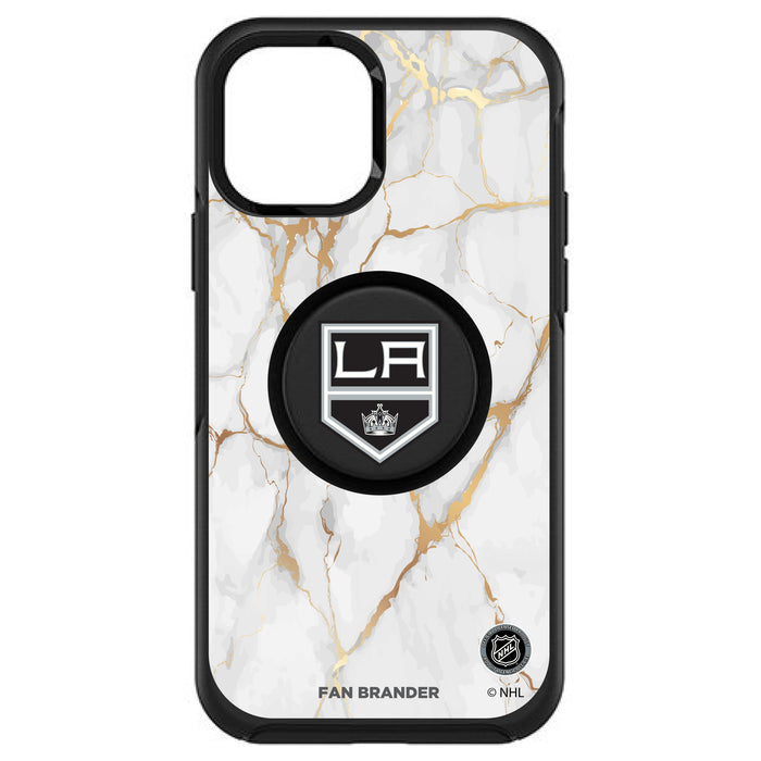 OtterBox Otter + Pop symmetry Phone case with Los Angeles Kings White Marble design