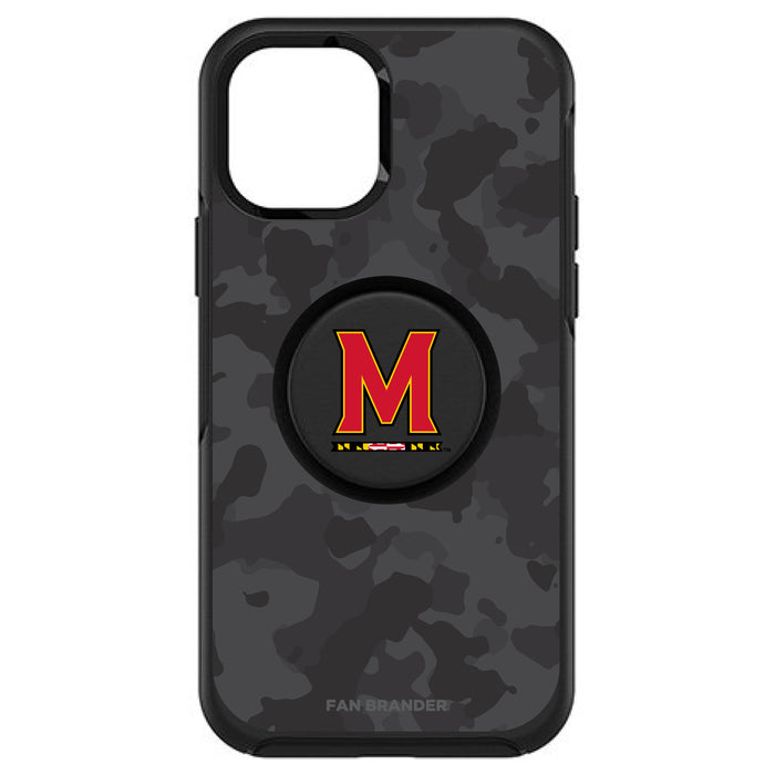 OtterBox Otter + Pop symmetry Phone case with Maryland Terrapins Urban Camo background