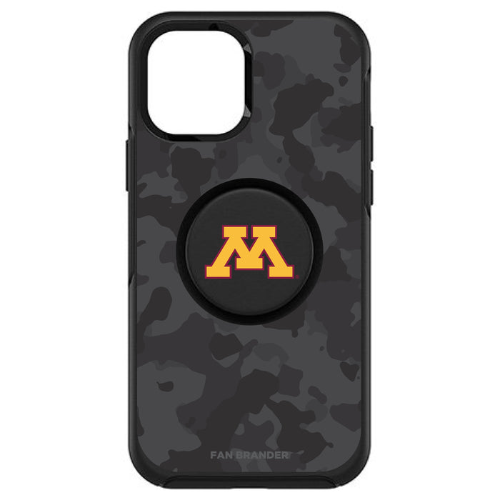 OtterBox Otter + Pop symmetry Phone case with Minnesota Golden Gophers Urban Camo background