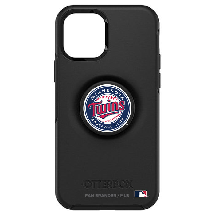 OtterBox Otter + Pop symmetry Phone case with Minnesota Twins Primary Logo