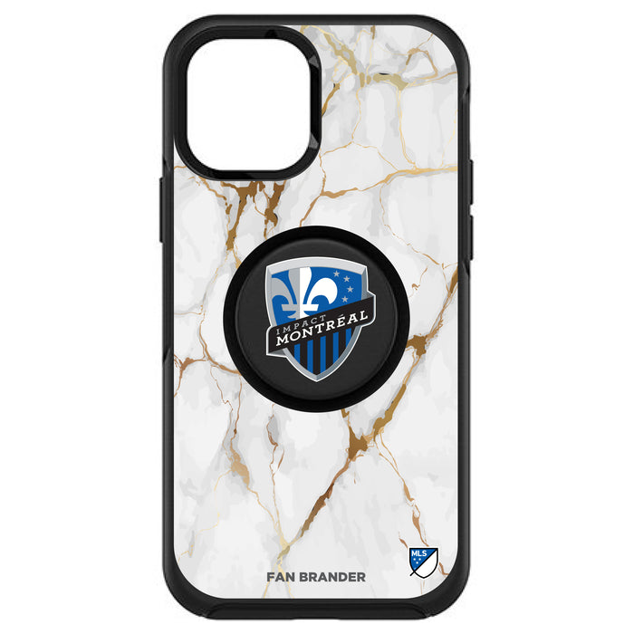OtterBox Otter + Pop symmetry Phone case with Montreal Impact White Marble design