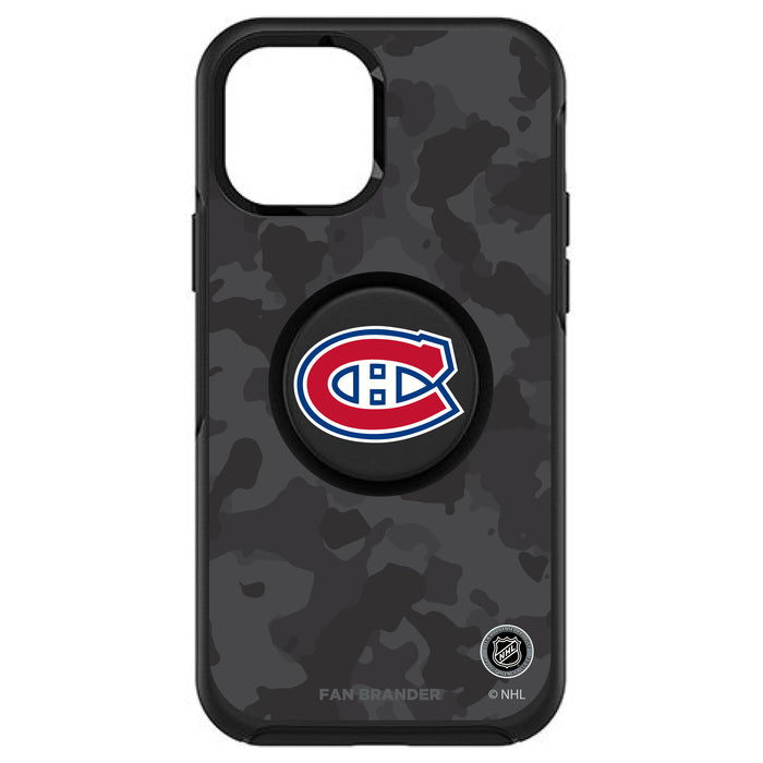 OtterBox Otter + Pop symmetry Phone case with Montreal Canadiens Urban Camo design
